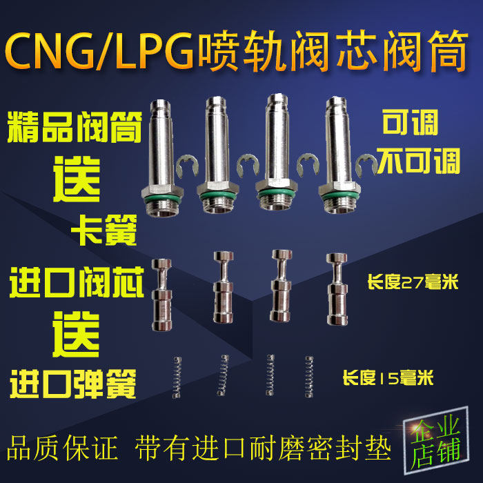 进口cng燃气喷轨阀芯汽车天然气喷轨油改气喷轨喷嘴阀芯直喷共轨