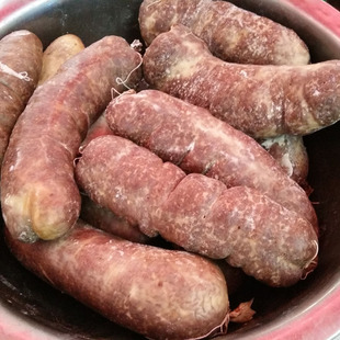 糯米灌肠粑 农家自制猪血糯米灌粑 正宗湖南湘西特产血灌肠 500克