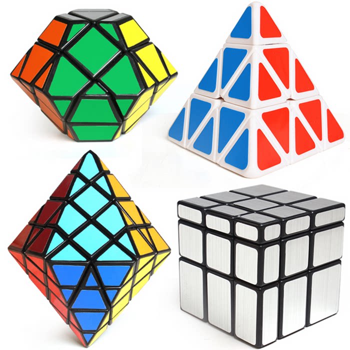 点盛异形魔方 3阶圆柱魔石魔镖金字塔飞碟钻石4角唯6角唯8角唯