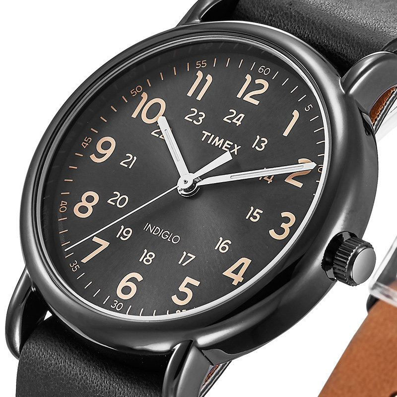 美国timex/天美时情侣手表户外休闲夜光石英中性表t2p494