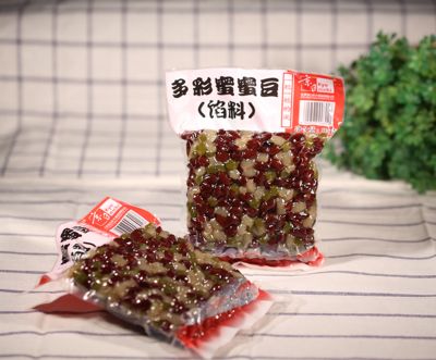 多彩蜜蜜豆 烘焙甜点原料京日多彩豆蜜豆 蜜红豆 五彩豆 500g