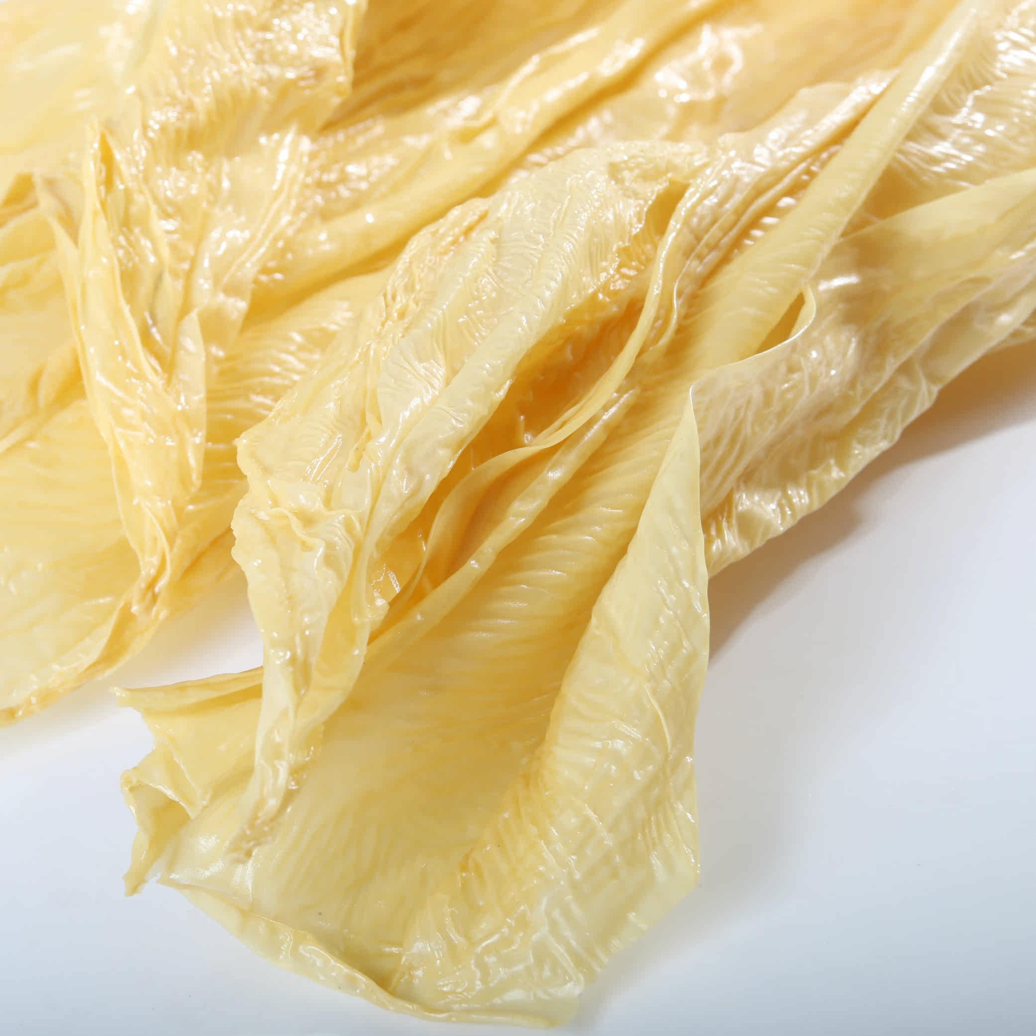 清远浸石潭山水腐竹农家特产天然纯手工青豆腐皮清远特产支竹送礼