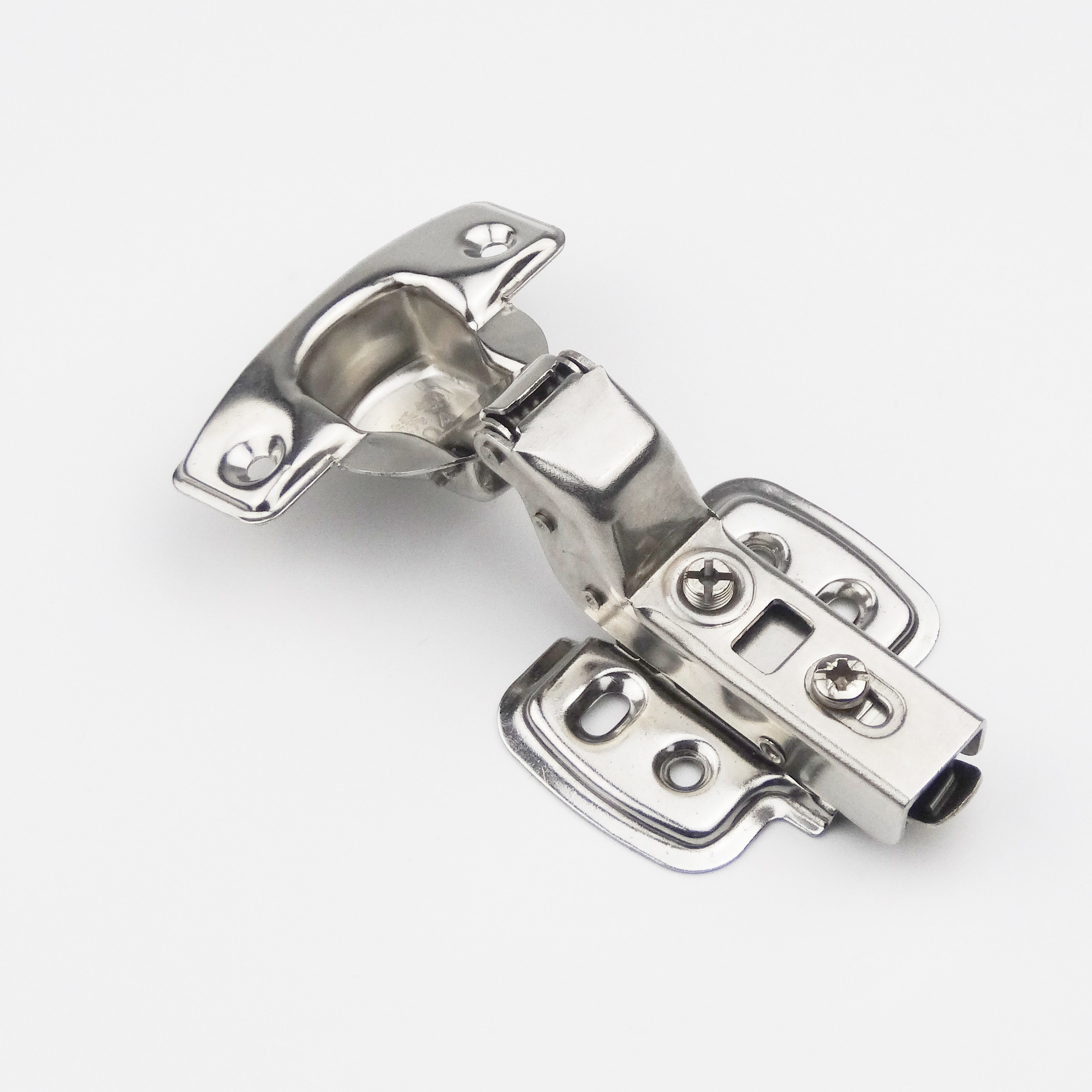 304不锈钢铰链阻尼液压缓冲橱柜门衣柜中弯半盖飞机合页厂家包邮