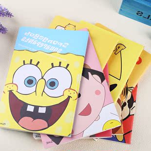 大号 创意动漫大号16k32k记事本笔记本 现货包邮包邮可爱卡通海绵宝宝