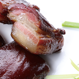 正宗土猪五花肉腊肉500g 四川美食特产腊肉 农家diy烟熏 自制咸肉