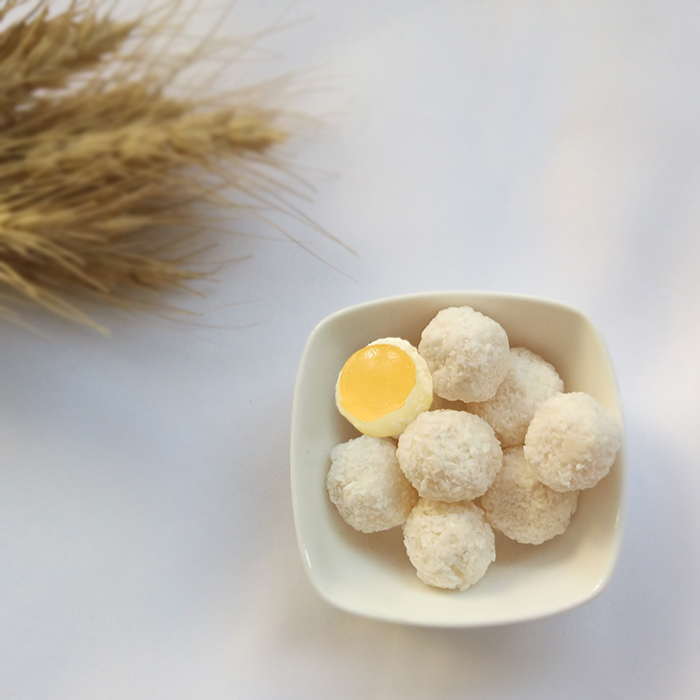 9元]的林振合花狸家椰子球椰丝糖果椰丝球椰蓉球夹心