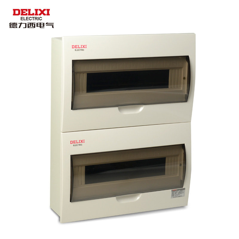 德力西电气断路器配电箱暗装照明配电箱 铁皮厚 强电箱pz50-32回