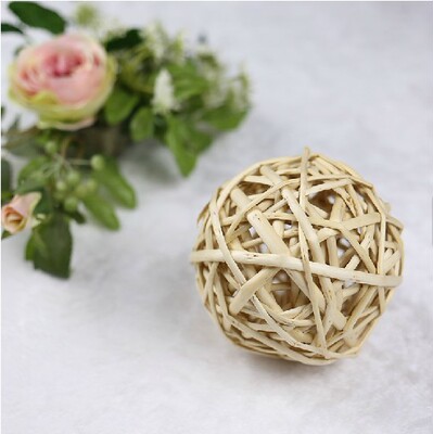 柳条编织柳球彩色球室内走廊商场幼儿园装饰球酒吧婚礼挂件