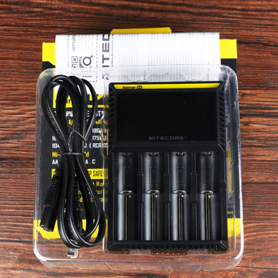 奈特科尔i2 i4 d2 d4 18650 26650锂电池充电器5号7号电子烟充电