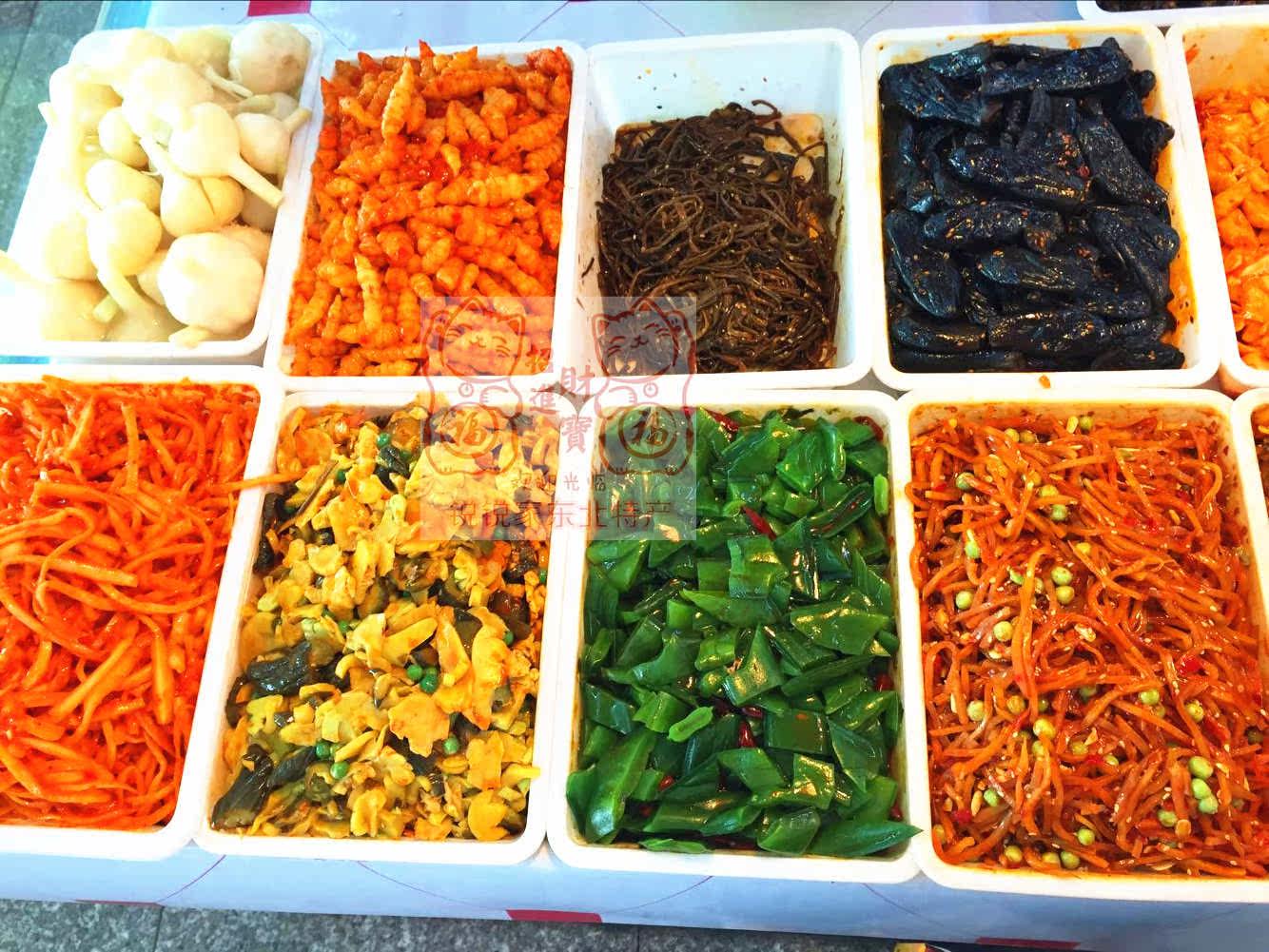 菌菇红油杏鲍菇 朝族泡菜农家自制 东北特产朝鲜咸菜 三份包邮