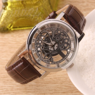 透明 潮流 镂空 时尚 手表 欧美 男女 手表 new arrival watch