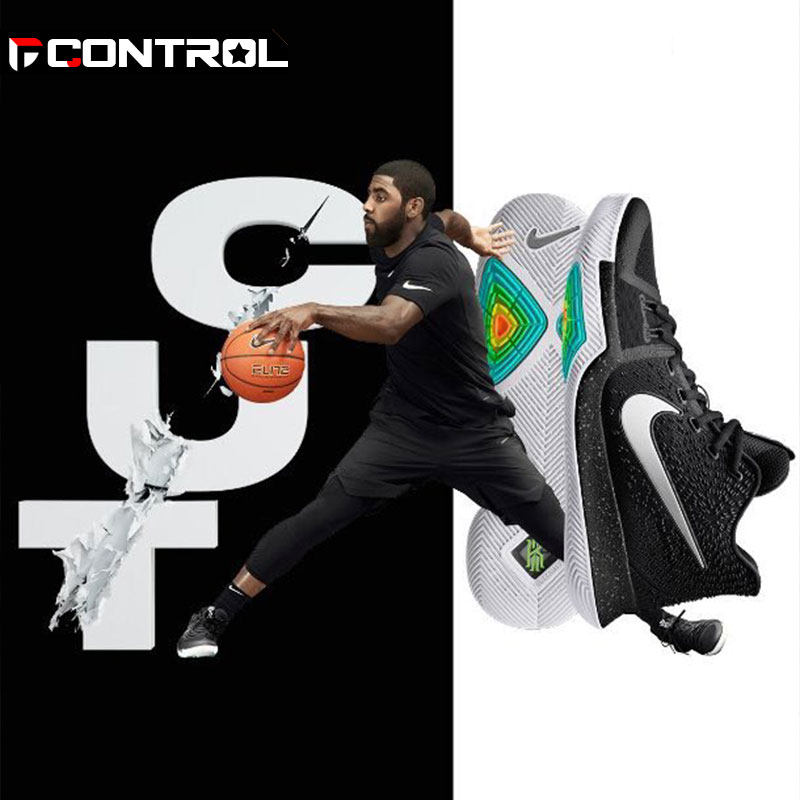 鸿飞体育 nike kyrie 3 欧文3 黑白 首发配色 篮球鞋 852396-018