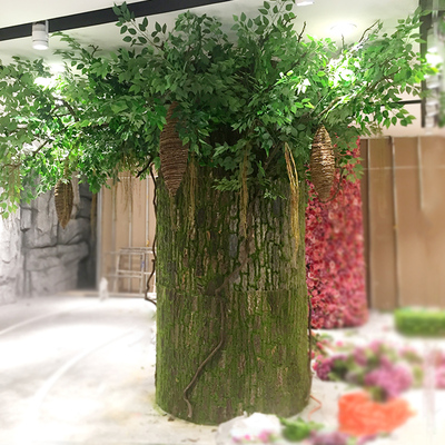 树皮装饰包管道下水管柱子暖气管子装饰假树皮造景遮挡装饰真树皮