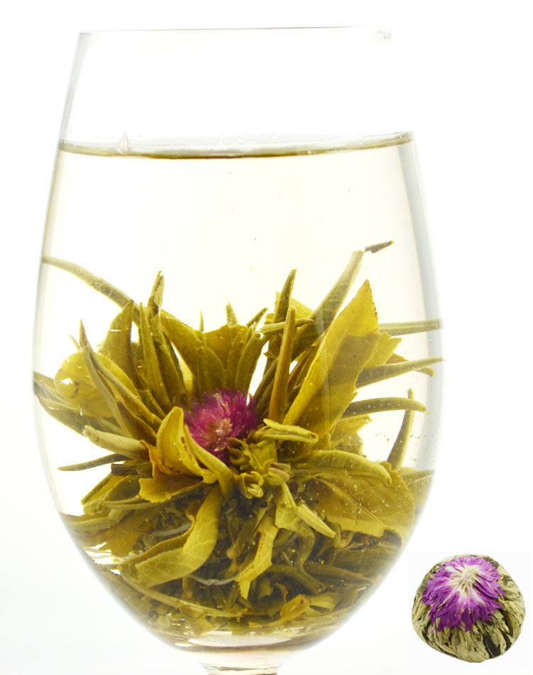 美丽之缘 10颗袋装 开花茶 工艺花茶球 花茶组合 金盏工艺茶 花茶