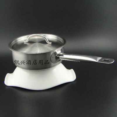 不锈钢复底汤锅单柄锅雪平粥锅奶锅汁锅西餐牛排酱汁电磁炉锅