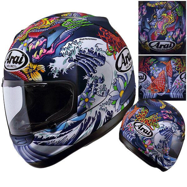arai astro-iq oriental 东方龙 东瀛龙花摩托车赛车头盔