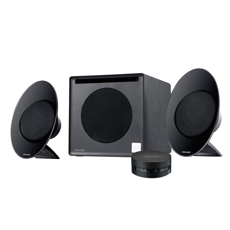 microlab/麦博 fc50台式电脑多媒体音箱 影响2.1低音炮笔记本音响