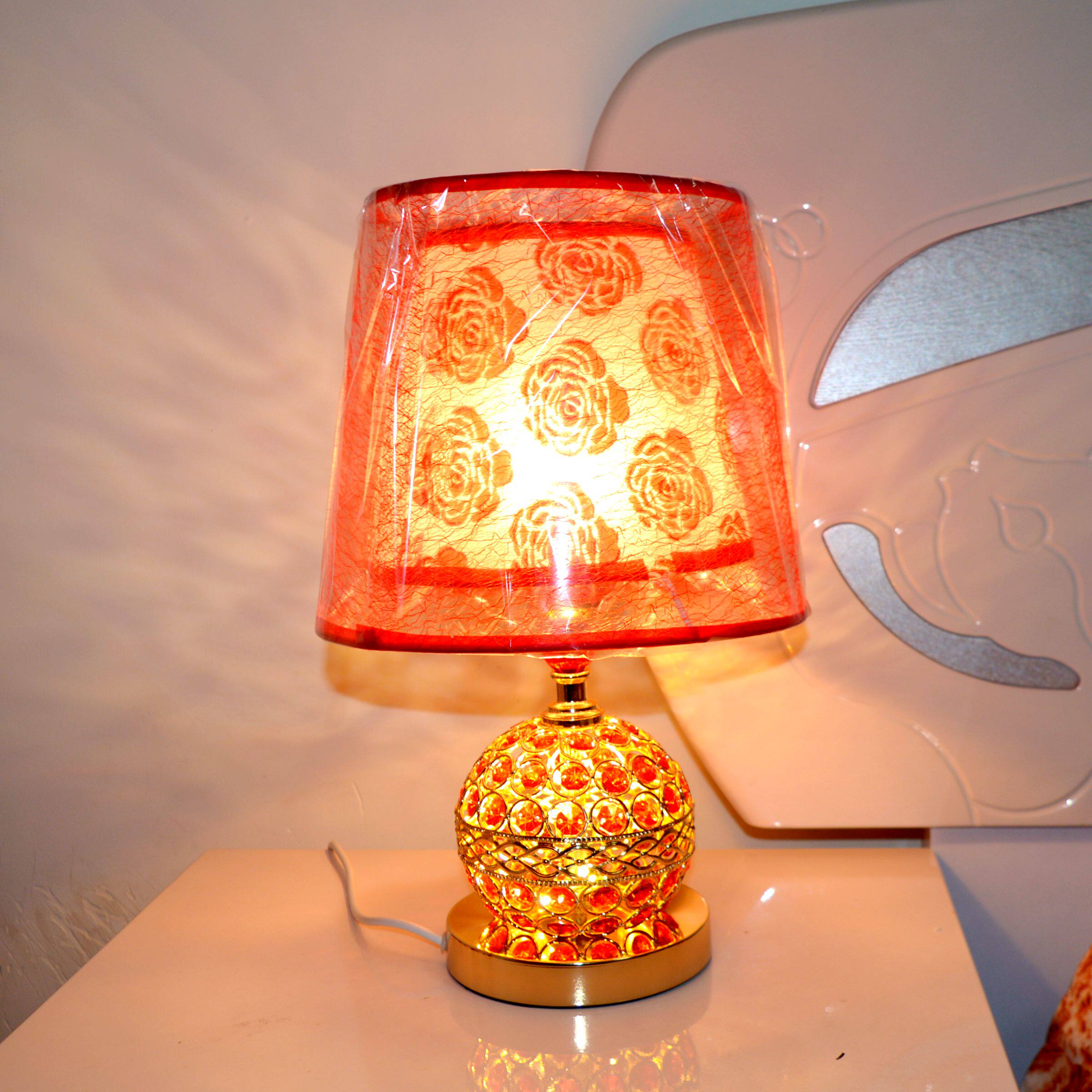 卧室床头灯结婚礼物红色婚房台灯对灯夜灯结婚长明灯婚庆摆件礼品