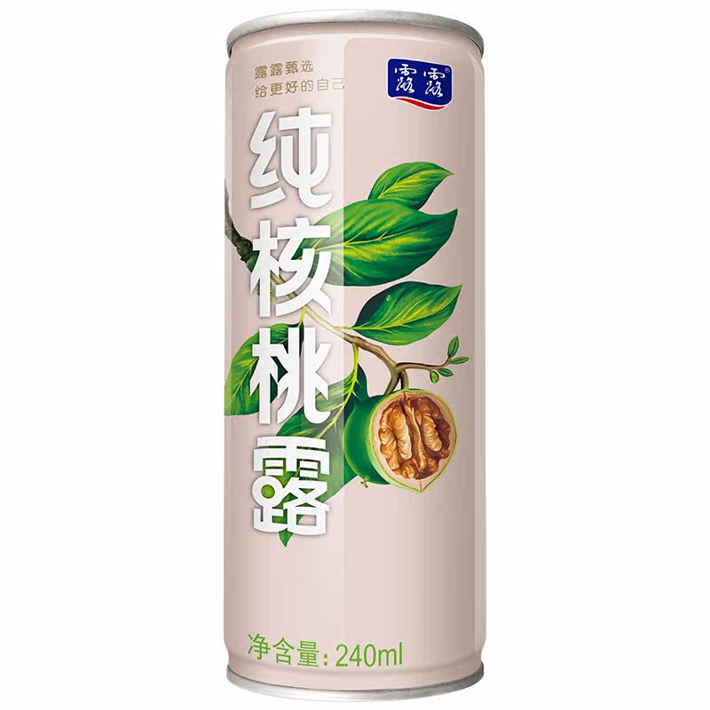 【天猫超市】露露饮品甄选型纯核桃露240ml*12罐植物蛋白礼盒装