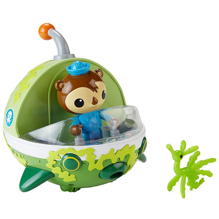 现货美泰费雪海底小纵队孔雀鱼艇gup-e皮医生谢灵通舰艇玩具套装