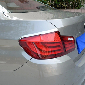 宝马新5系后雾灯饰条 宝马新5系520li525li改装车后大灯饰条配件