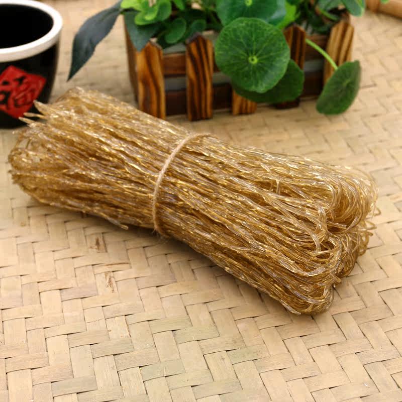 恩施特产 正宗农家手工酸辣粉丝 红薯粉条粗粉条苕粉火锅粉 450g