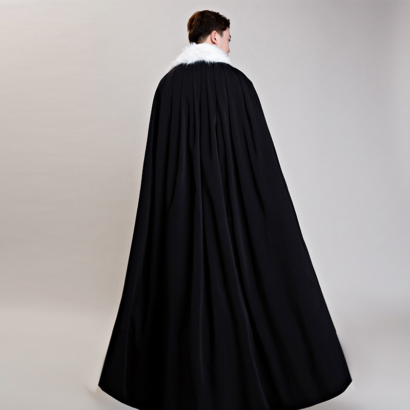 【流烟昔泠-云麾】传统汉服秋冬款黑金男女可穿刺绣羊毛斗篷
