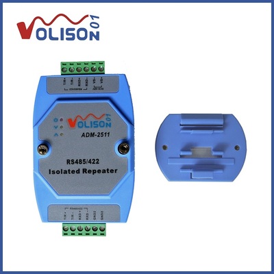 工业级485中继器 光电隔离 rs422转485隔离器 rs485/422放大器