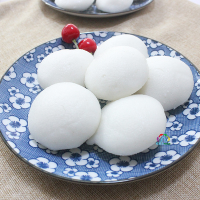 重庆四川特产传统小吃白糕 米糕泡粑早餐发糕40个酒酿米馒头1600g