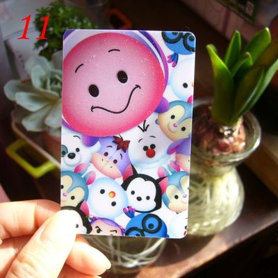 特价迪士尼卡通磨砂单面卡贴tsum防水卡贴交通卡饭卡动漫装饰贴纸