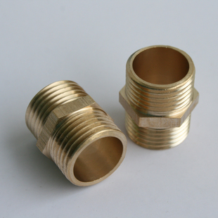 4分外丝铜直接 双外丝对接外螺纹直接四4分(dn15)水管铜件 清仓