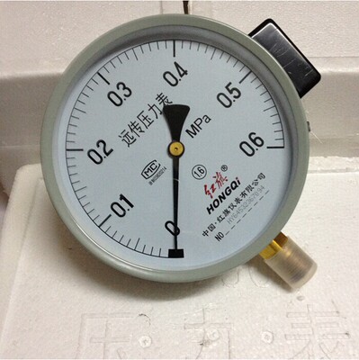 红旗远传压力表水泵恒压供水表远程配变频器ytz150 0-1.6全规格