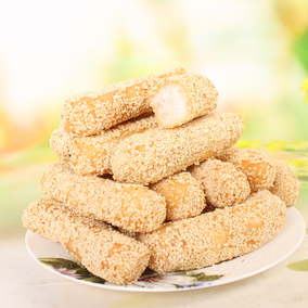 唐山特产芝麻了花 绿色纯手工食品芝麻空心糖 芝麻糖零食茶点小吃