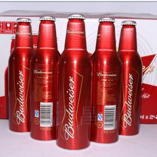 7度小瓶裝 budweiser/百威啤酒經典醇正330ml