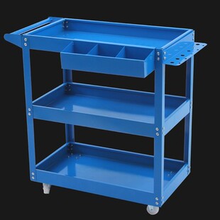 蝶意热卖加大版三层工具车维修装配零件车多功能车间周转搬运车箱