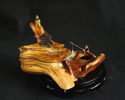 倒流香托/diy自制木倒流香台/崖柏倒流香配件/倒流香隔热垫香头托