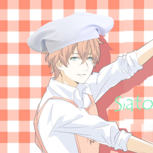 食戟之灵幸平创真一色慧一色前辈 家居头巾 厨房三角巾动漫cos