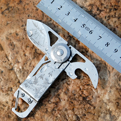 弹簧钢折叠刀正品折刀多功能户外随身小刀野外防身求生存迷你军刀