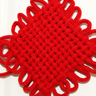 中国结 挂件 大号 金线平结 红中国结舞蹈道具庆