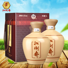 国产浓香型白酒山东名酒扳倒井52度陶坛窖藏1000ml