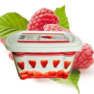 比利时北极熊 冷冻树莓果泥 冷冻覆盆子果泥 速冻烘焙果泥1kg