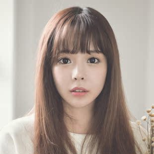 假发刘海薄 真发 空气刘海 韩式刘海 隐形齐斜假刘海卷无痕刘海片