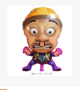 气球 氢气球 卡通气球 氦气球 飘空气球-光头强 100个起批