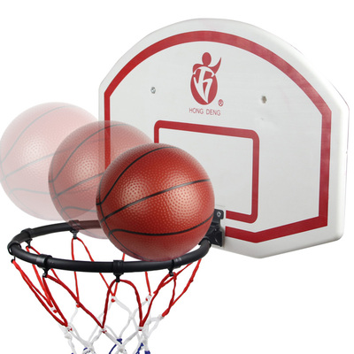 儿童悬挂篮板投篮框户外室内投篮框壁挂式篮板铁质篮筐宏登正品