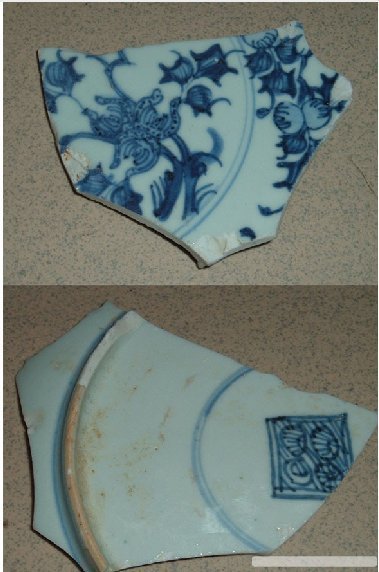 景德镇陶瓷青花瓷片景德镇陶瓷青花碎瓷片创意创作瓷片2元一斤05