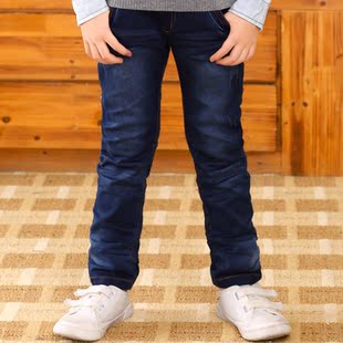 男童裤子 春秋款长裤 大中小童男孩牛仔裤 儿童小脚裤 韩版潮裤
